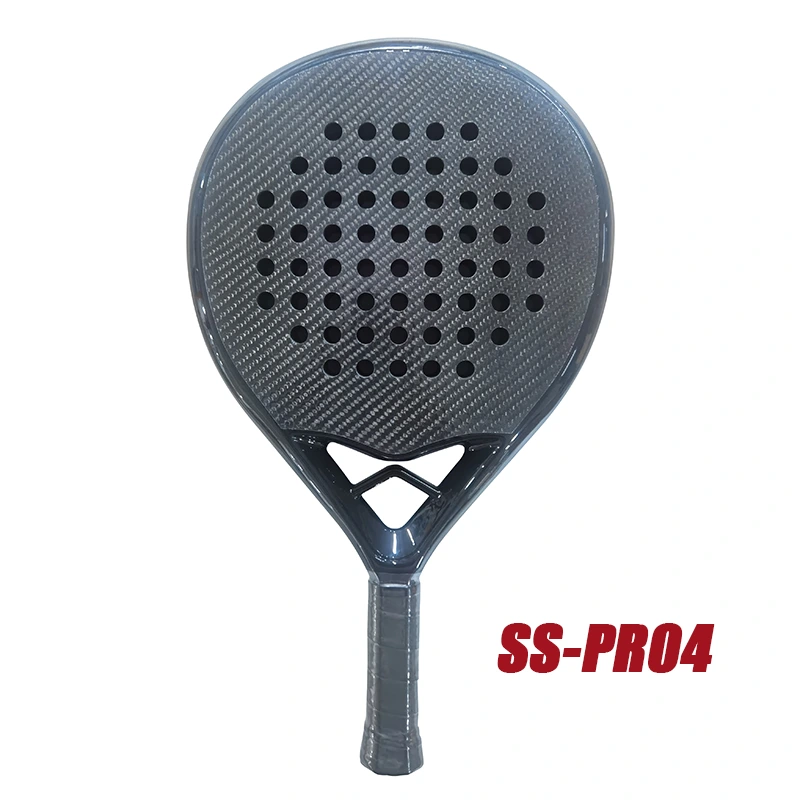 Prilagojen oblikovalski krog 3K Carbon Padel Racket s pametnim mostom